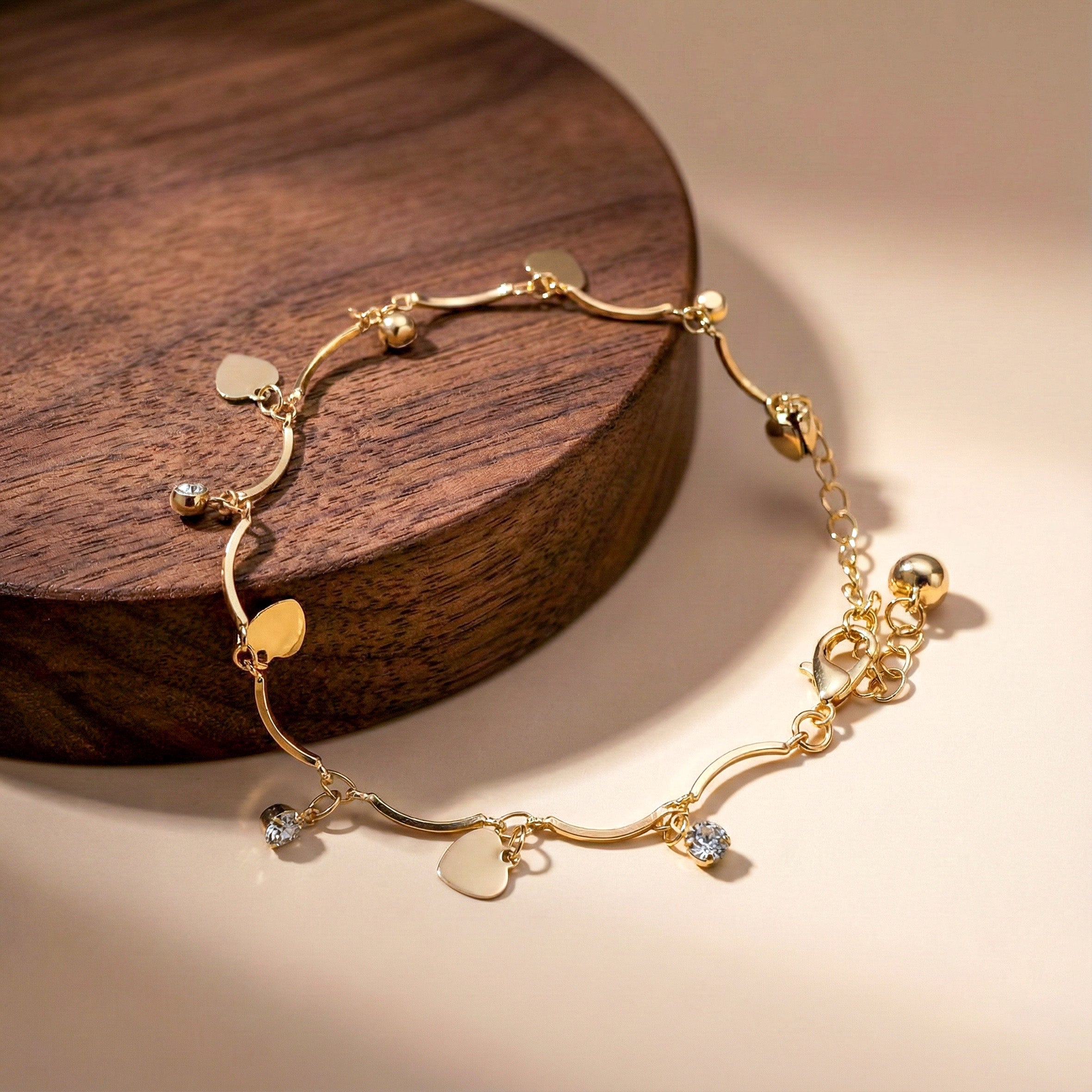 Love Charm Gold Anklet GWA -31