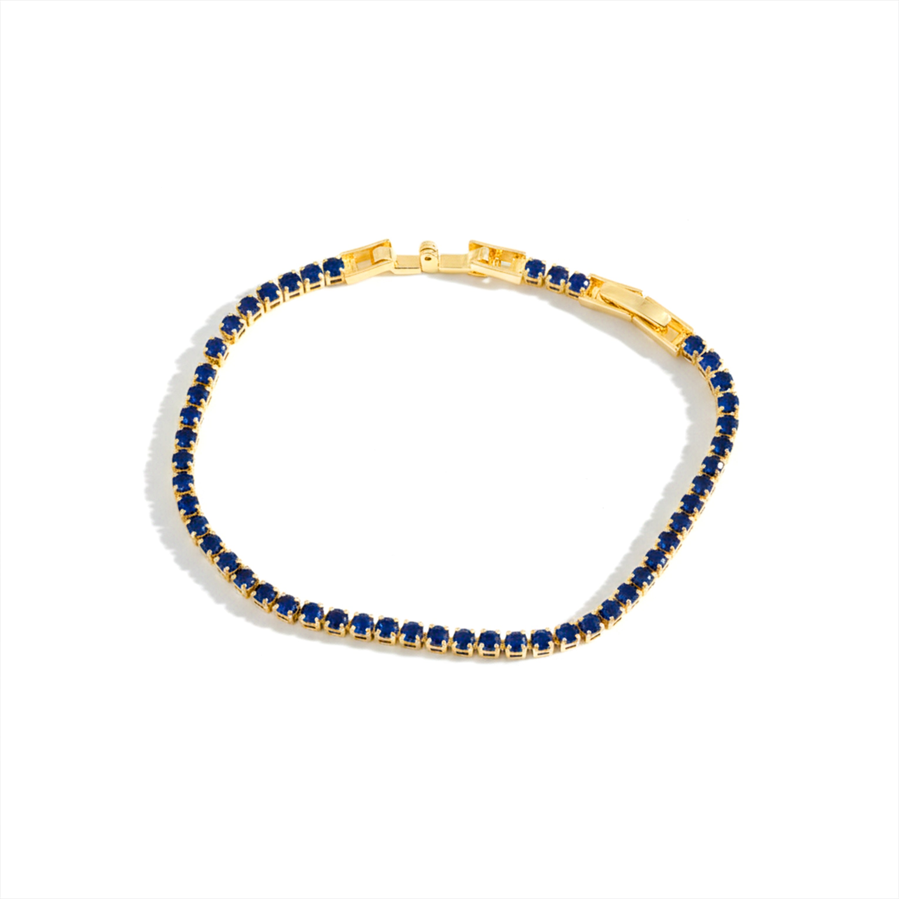 Royal Blue Glow Tennis Bracelet GWB -81
