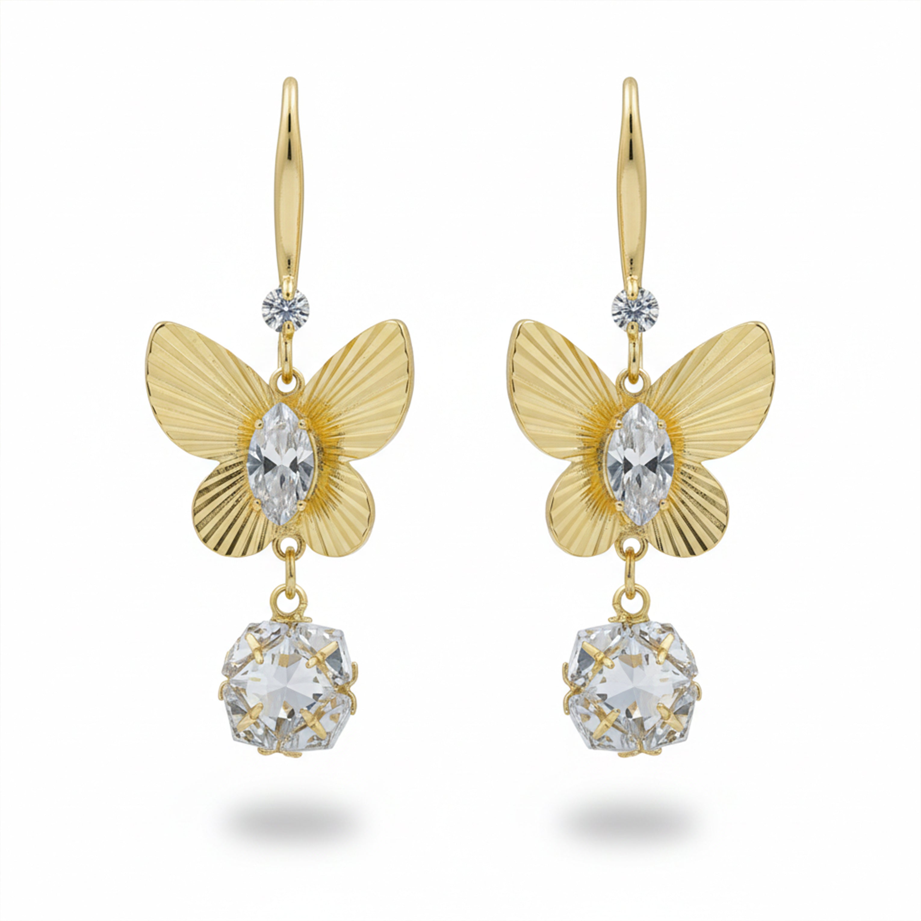 Butterfly Drop Earrings GWE -167