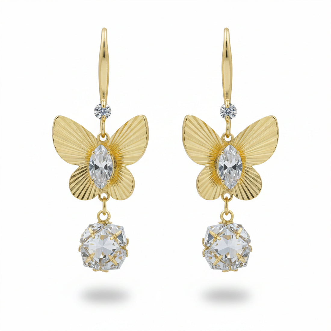Butterfly Drop Earrings GWE -167