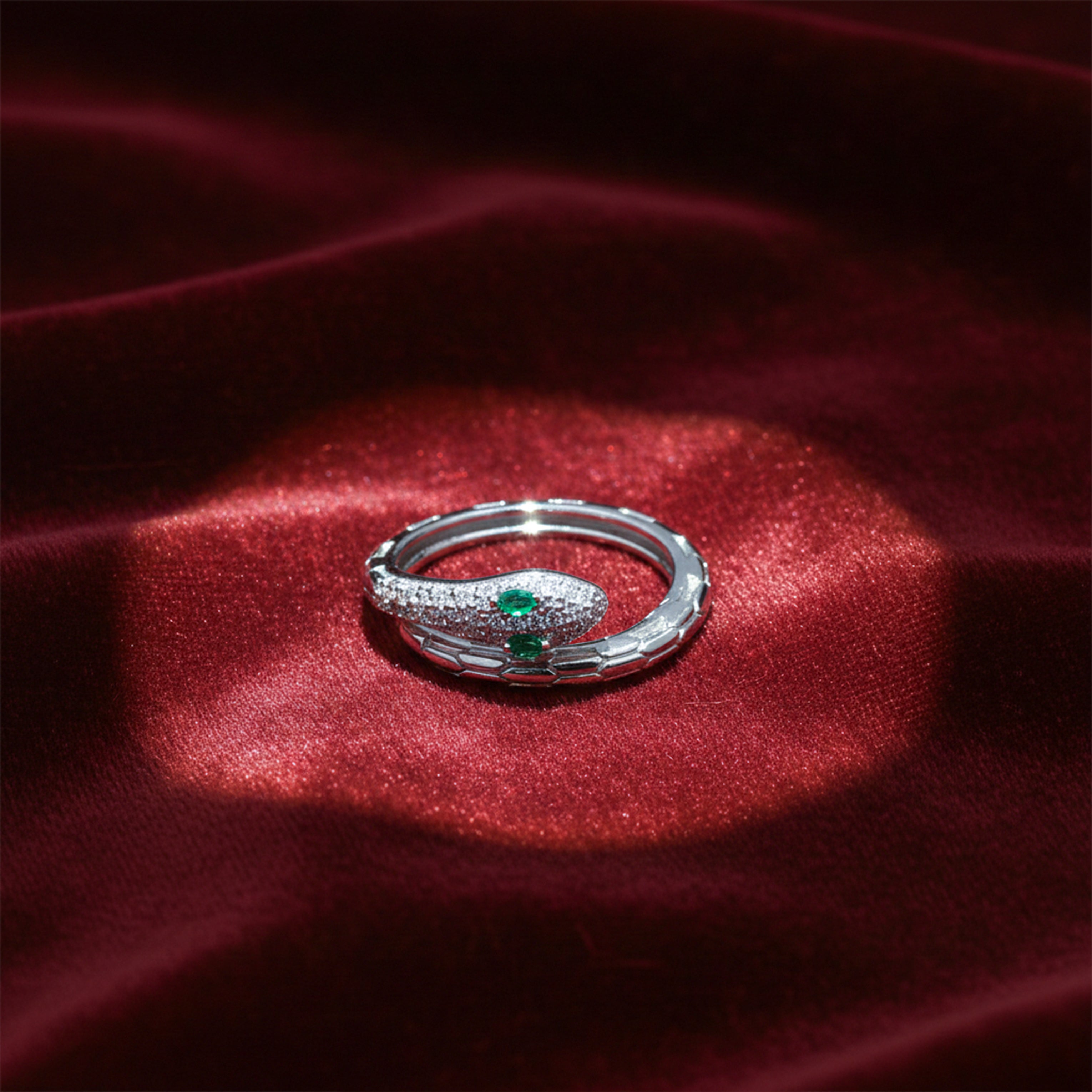 Emerald Viper Wrap Ring GWR -77