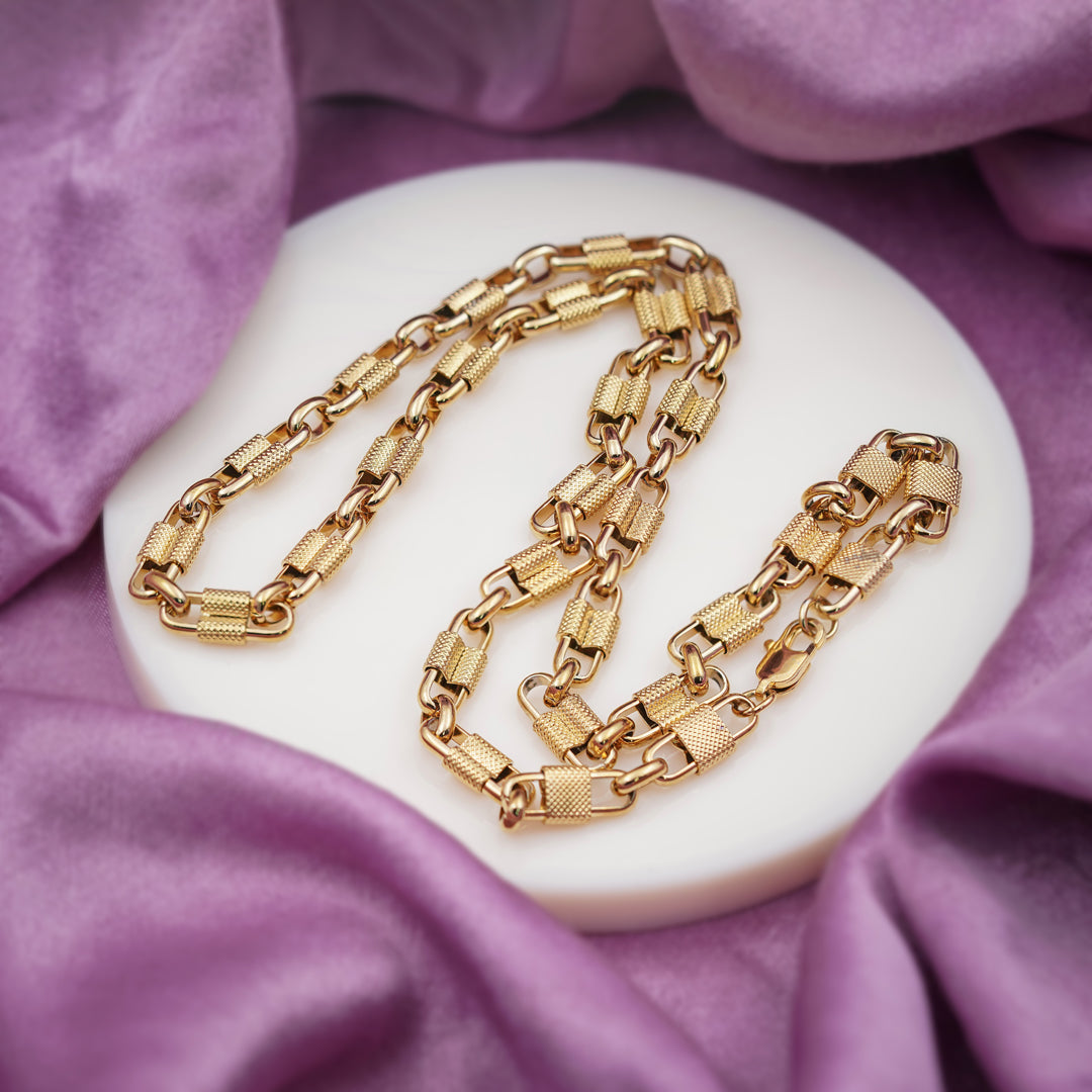 Golden Lock Men's Chain