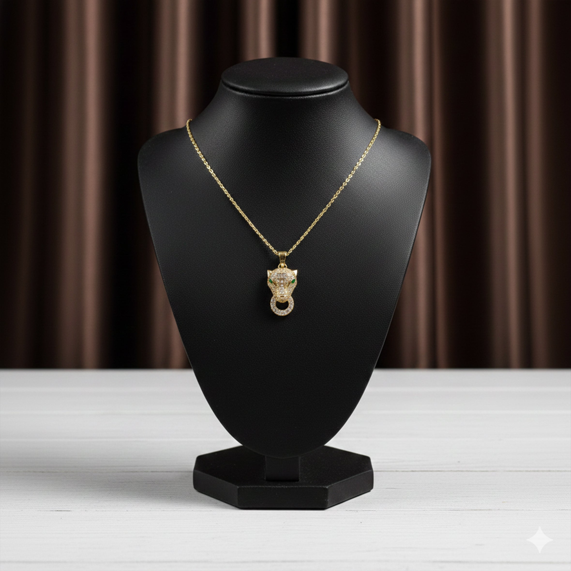 Panther Head Pendant Necklace GWN -77