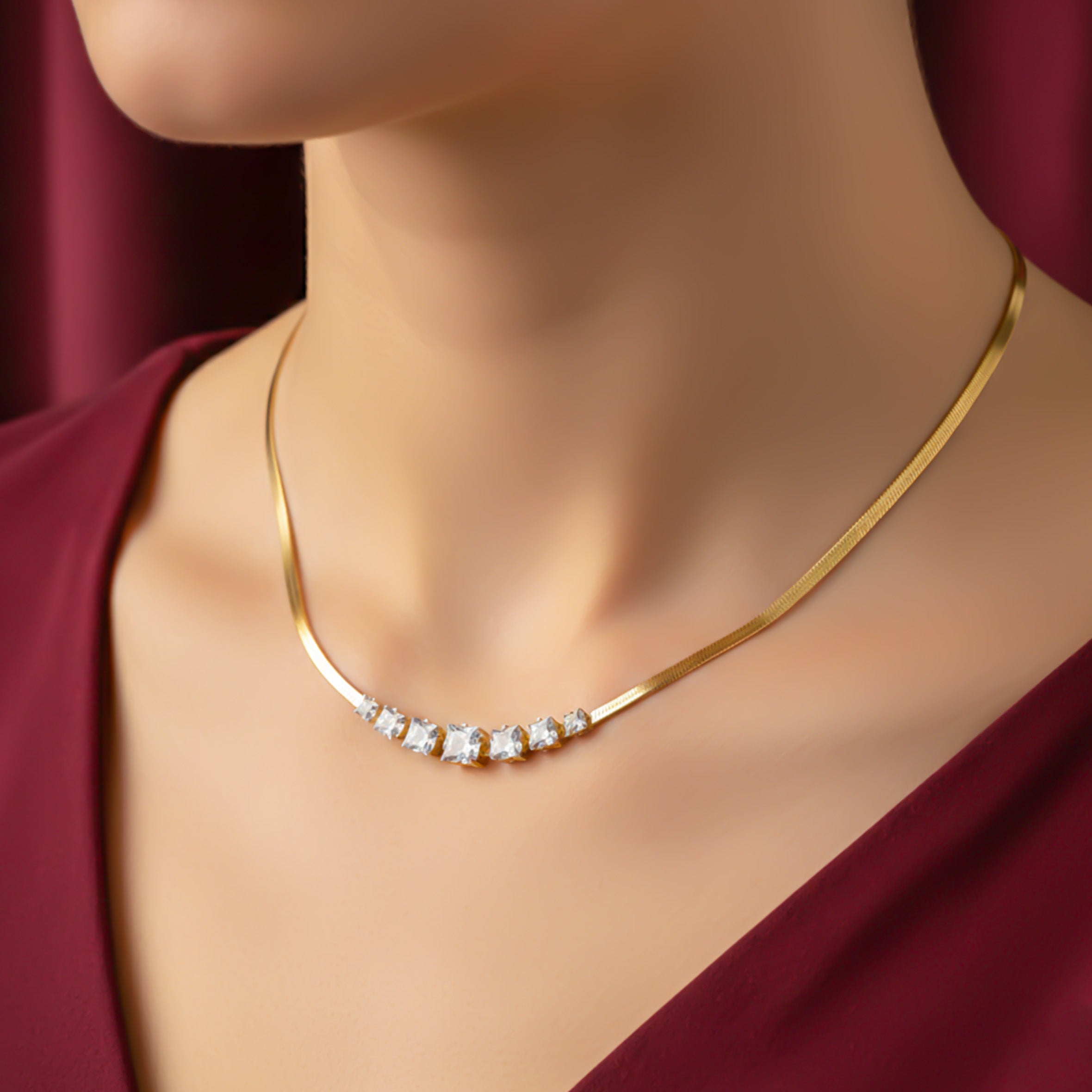 Big Daimond Neckless GWN -128