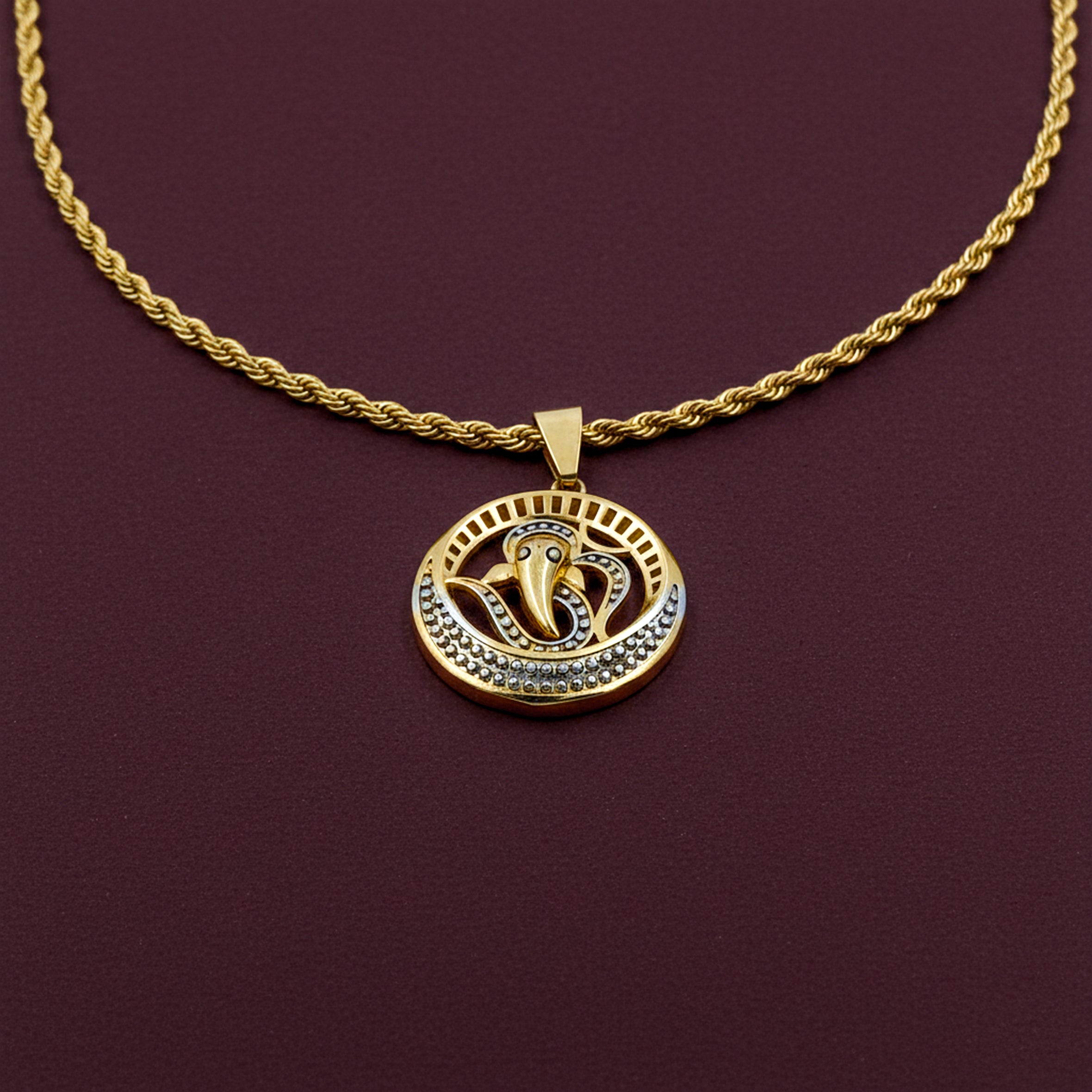 Ganesh Aura Pendant Chain GMP -8