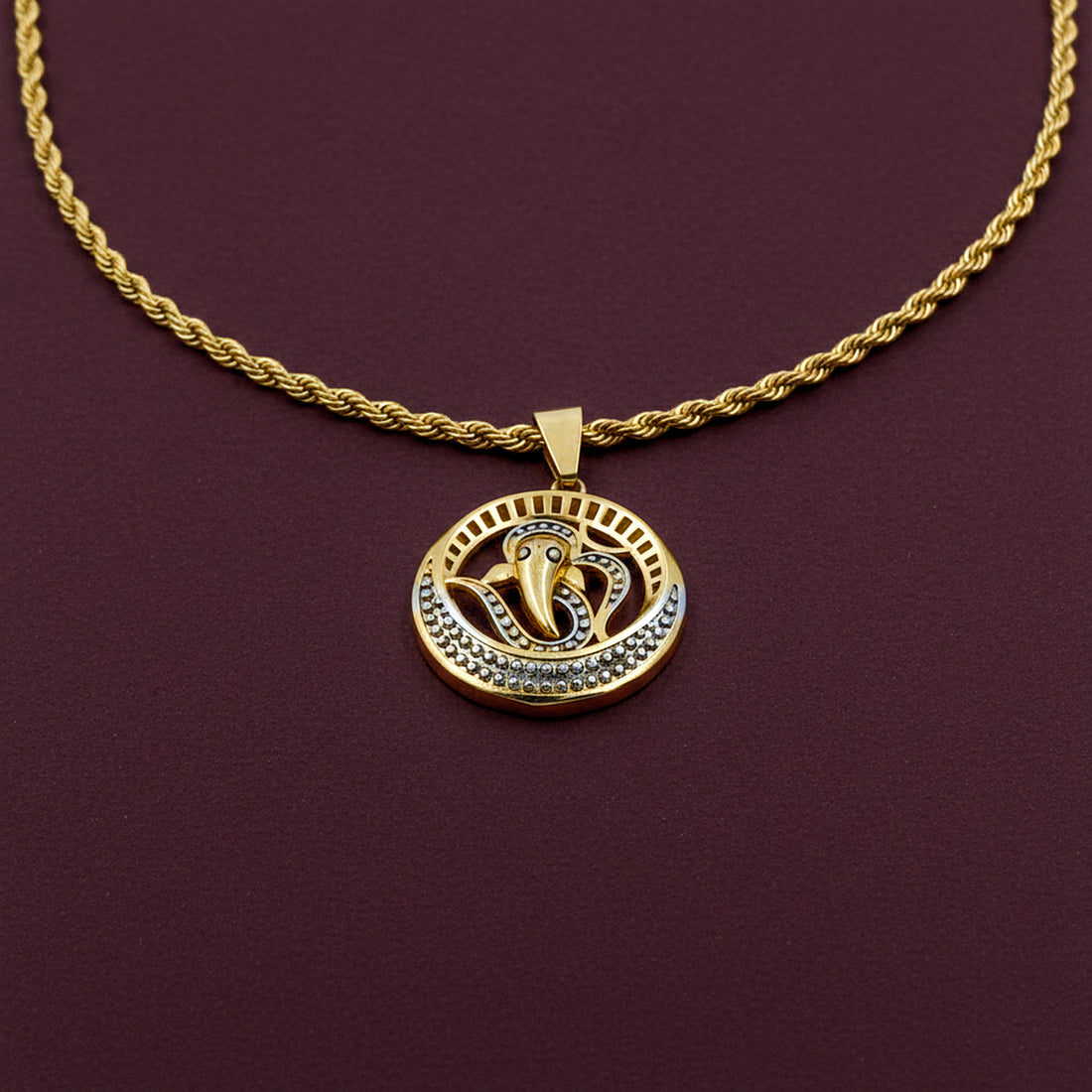 Ganesh Aura Pendant Chain GMP -8