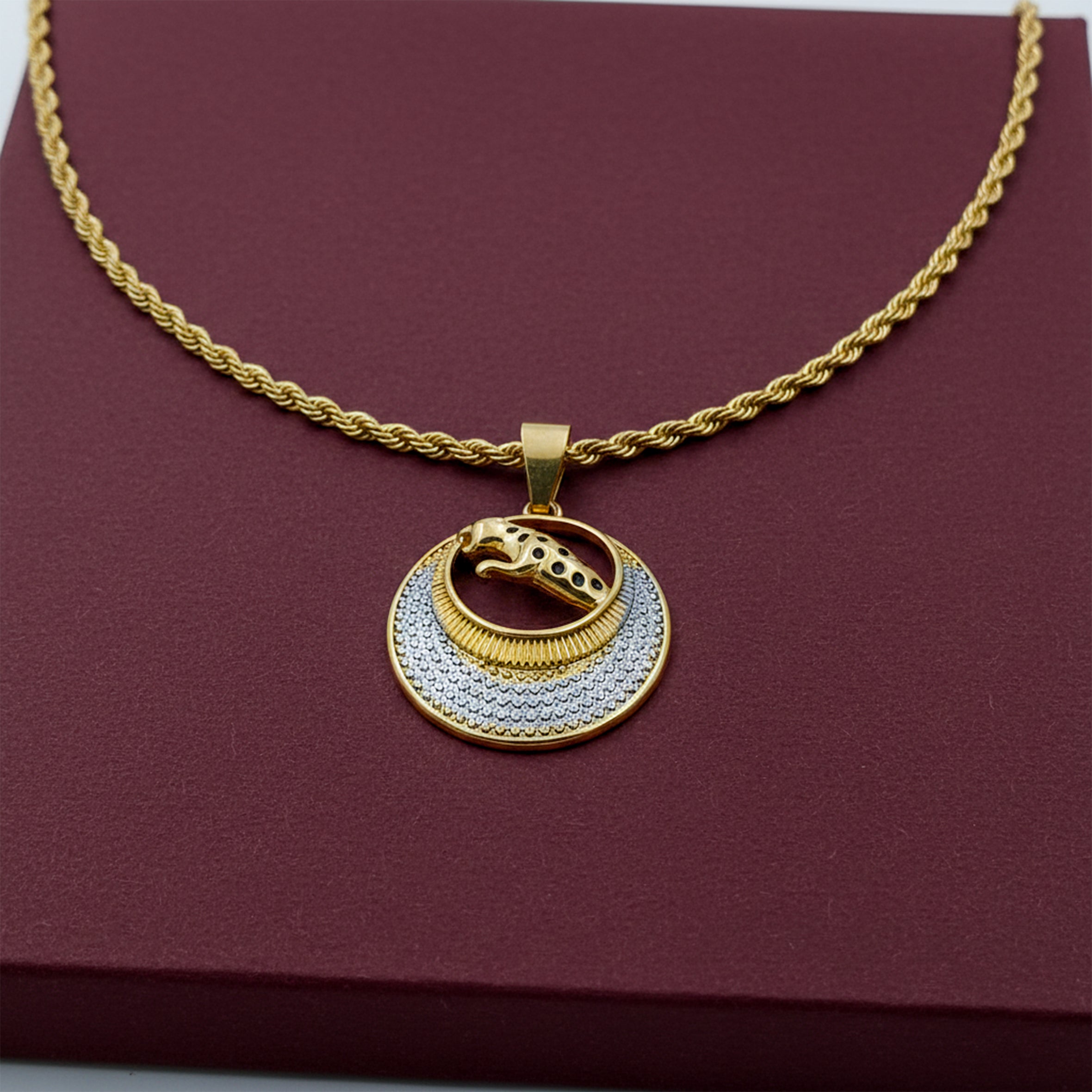 Leopard Halo Pendant GMP -5