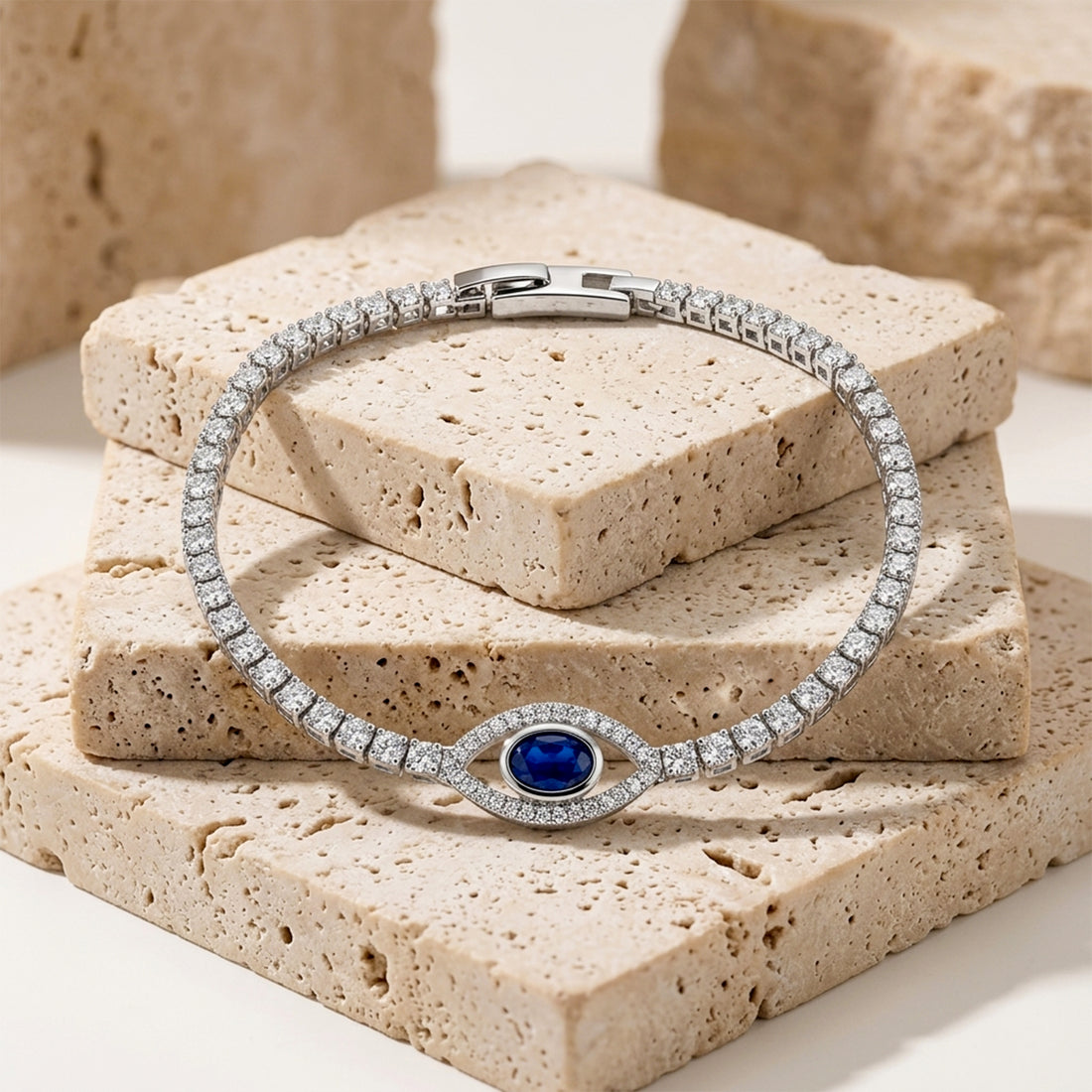 Evil Eye Sapphire Luxe Bracelet GWB -103