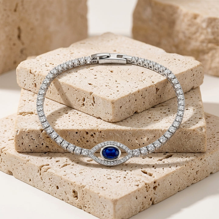 Evil Eye Sapphire Luxe Bracelet GWB -103