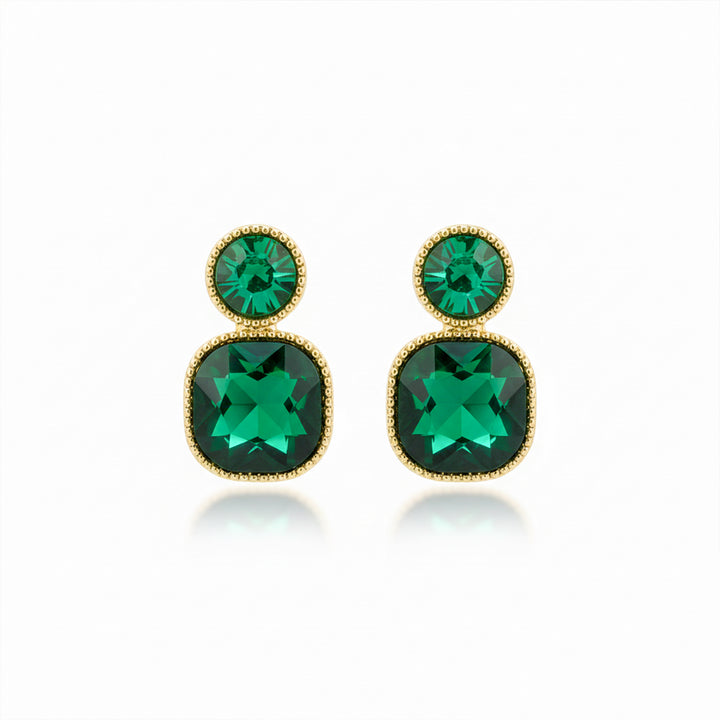 Emerald Square Earrings GWE -152