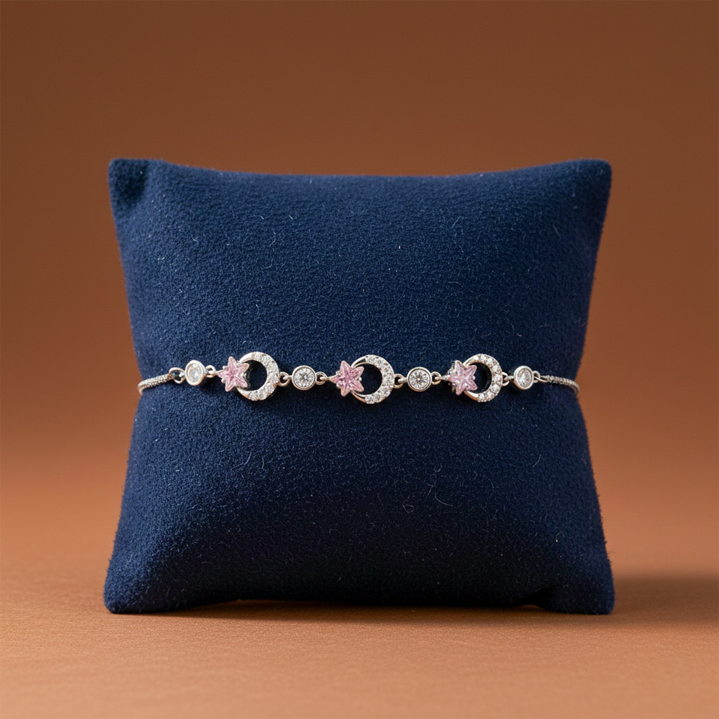 Pink Star Halo Bracelet GWB -157
