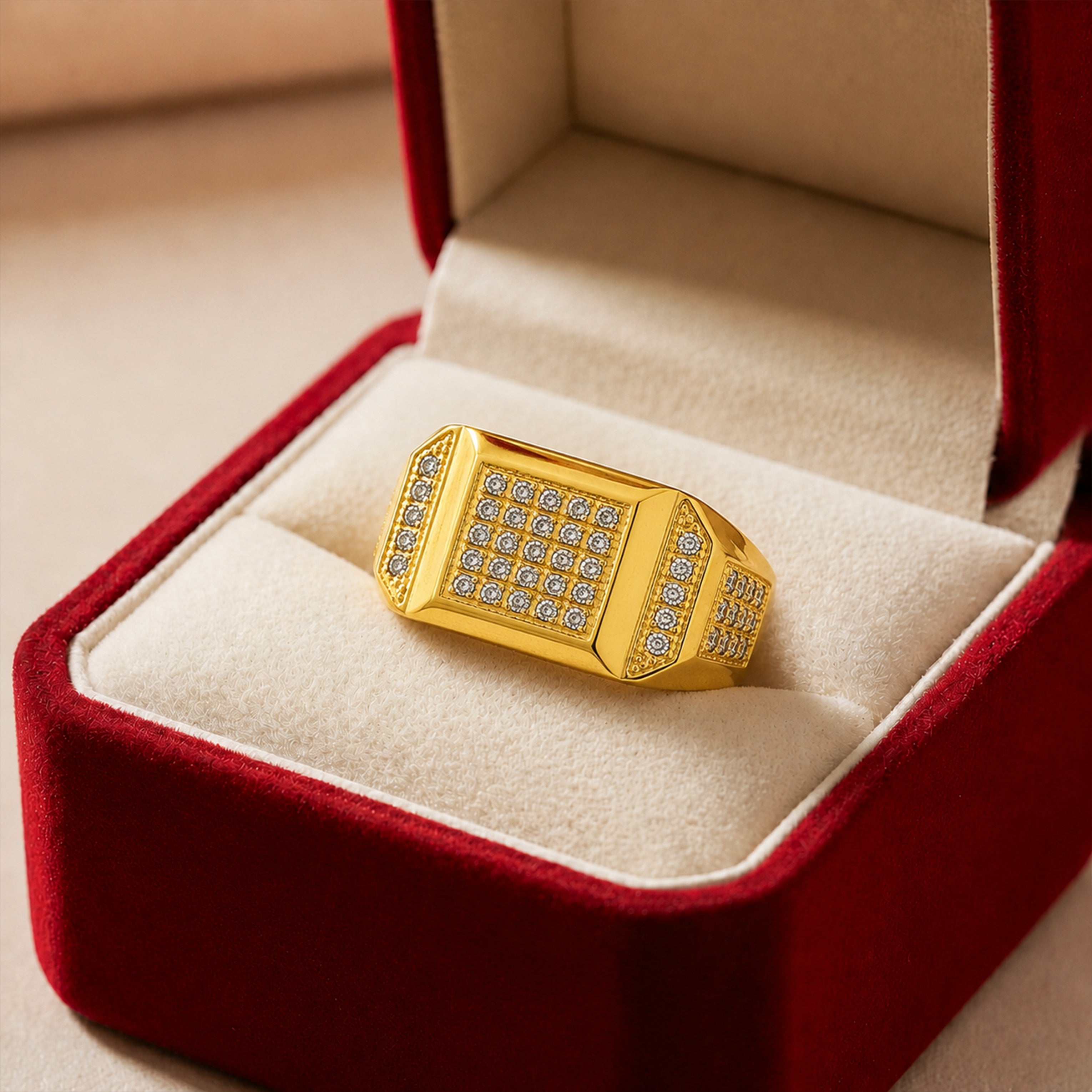 Crystal Grid Geometric Ring GMR -44