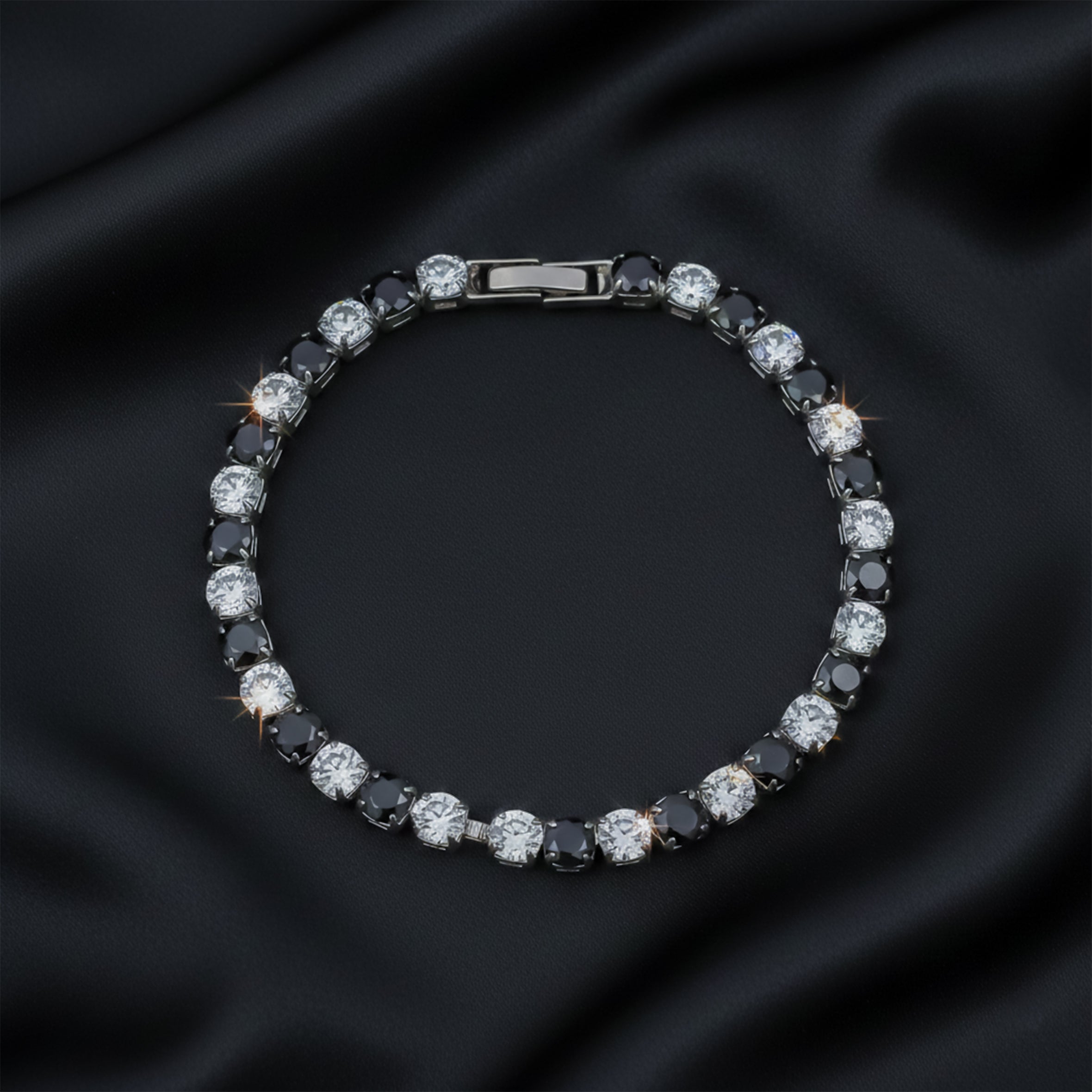 Spark Dual Crystal Tennis Bracelet GWB -57