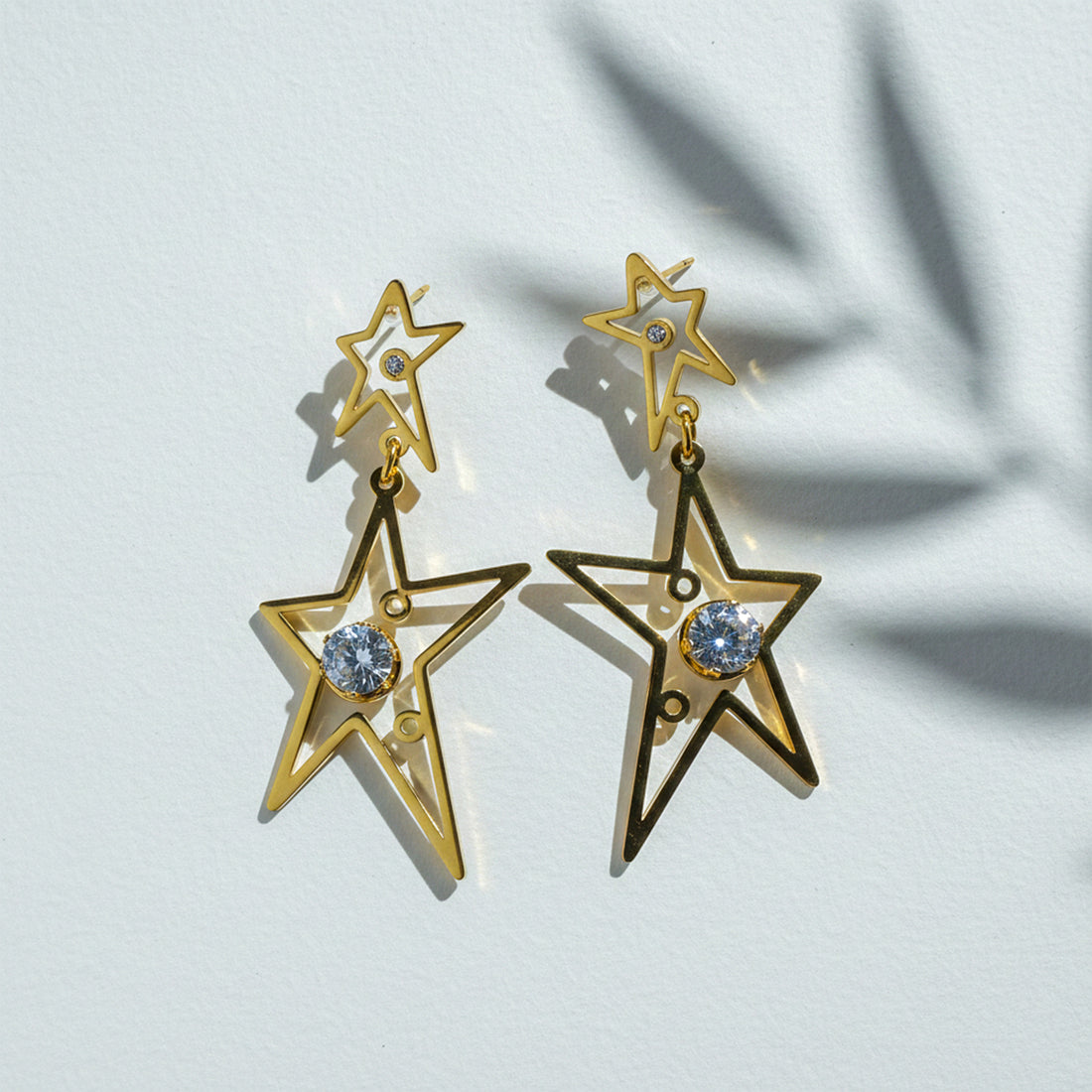 Celestial Star Drop Earrings GWE -78