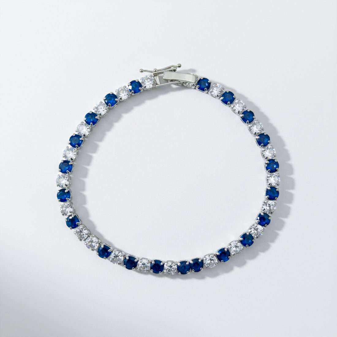 Royal Blue Spark Tennis Bracelet GWB -84
