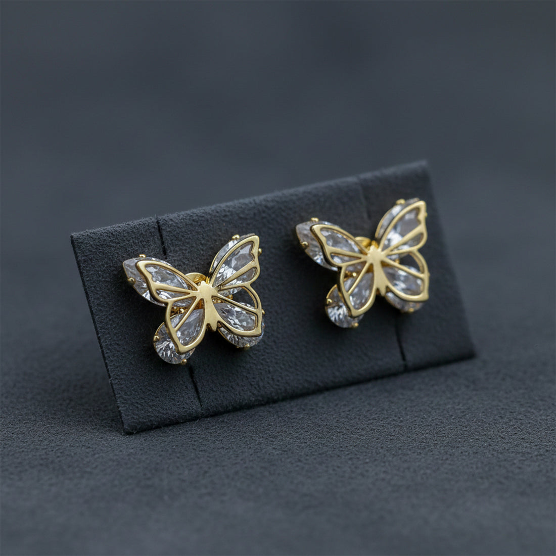 Crystal Butterfly Earrings GWE -130