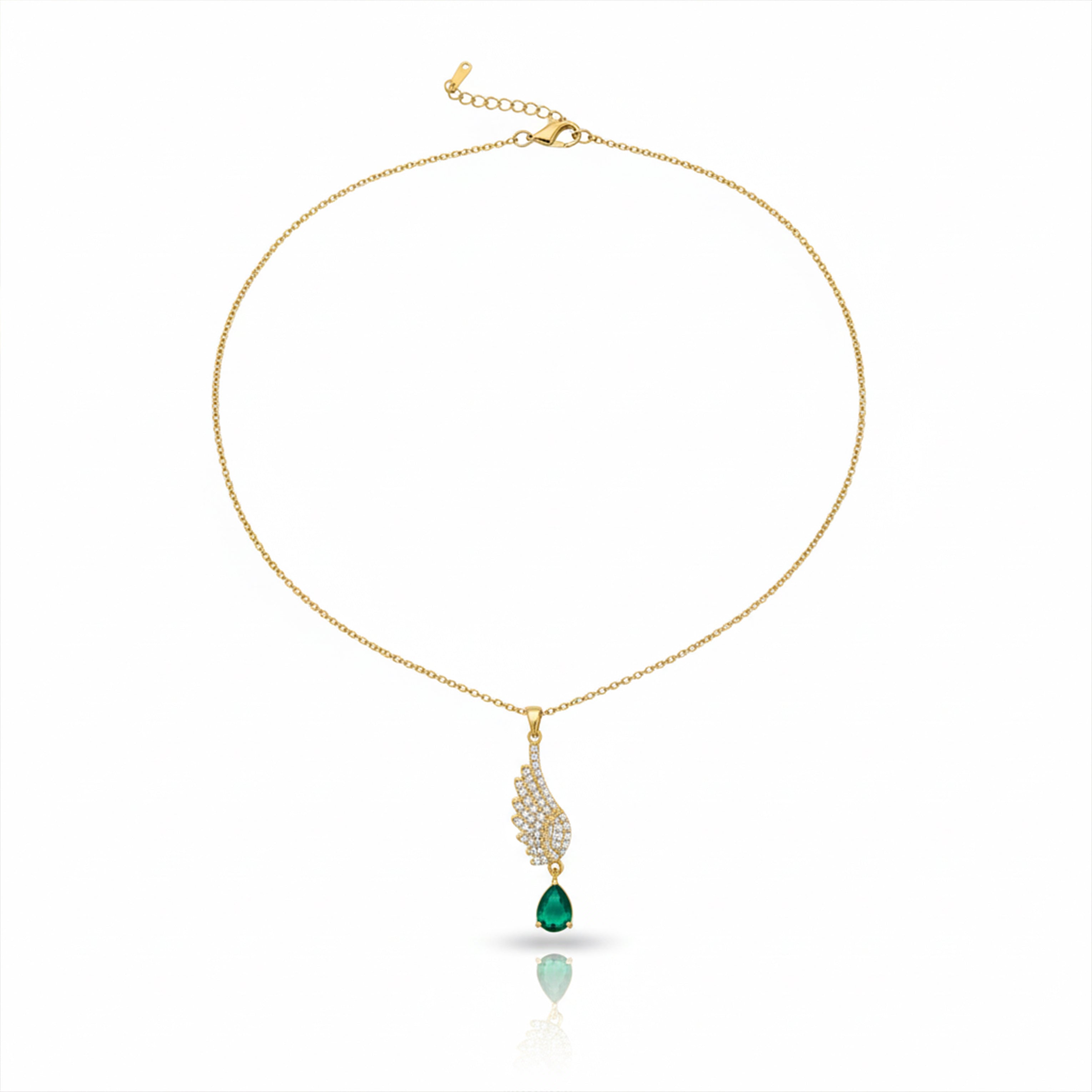 Angel Wing Pendant Necklace GWN -116
