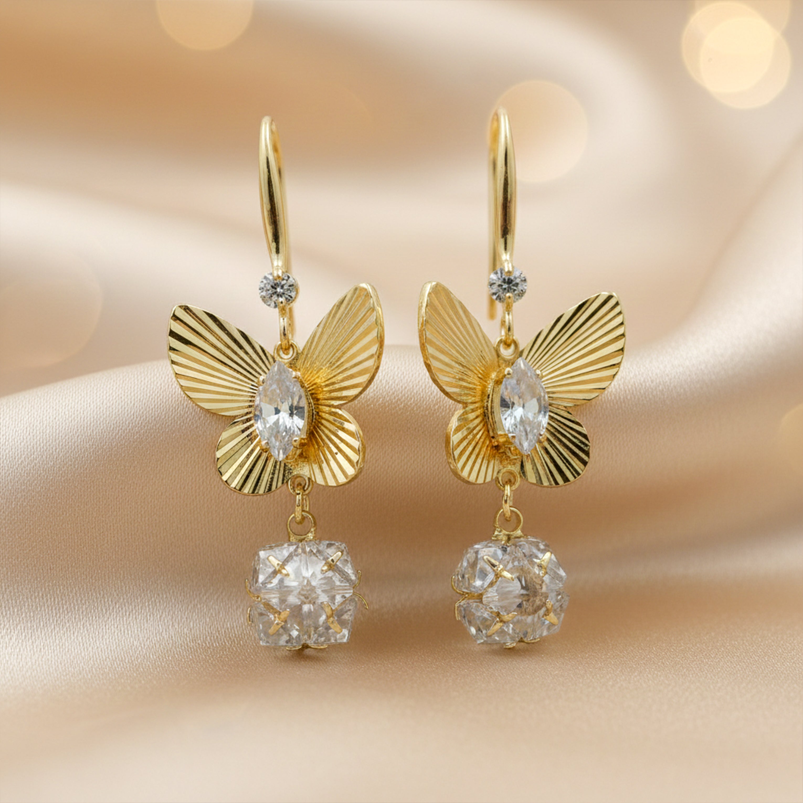 Butterfly Drop Earrings GWE -167