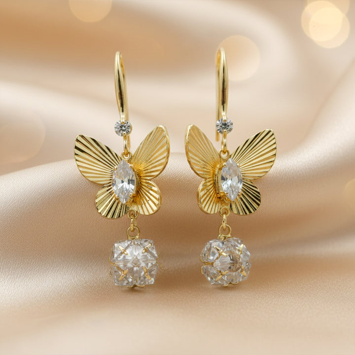 Butterfly Drop Earrings GWE -167