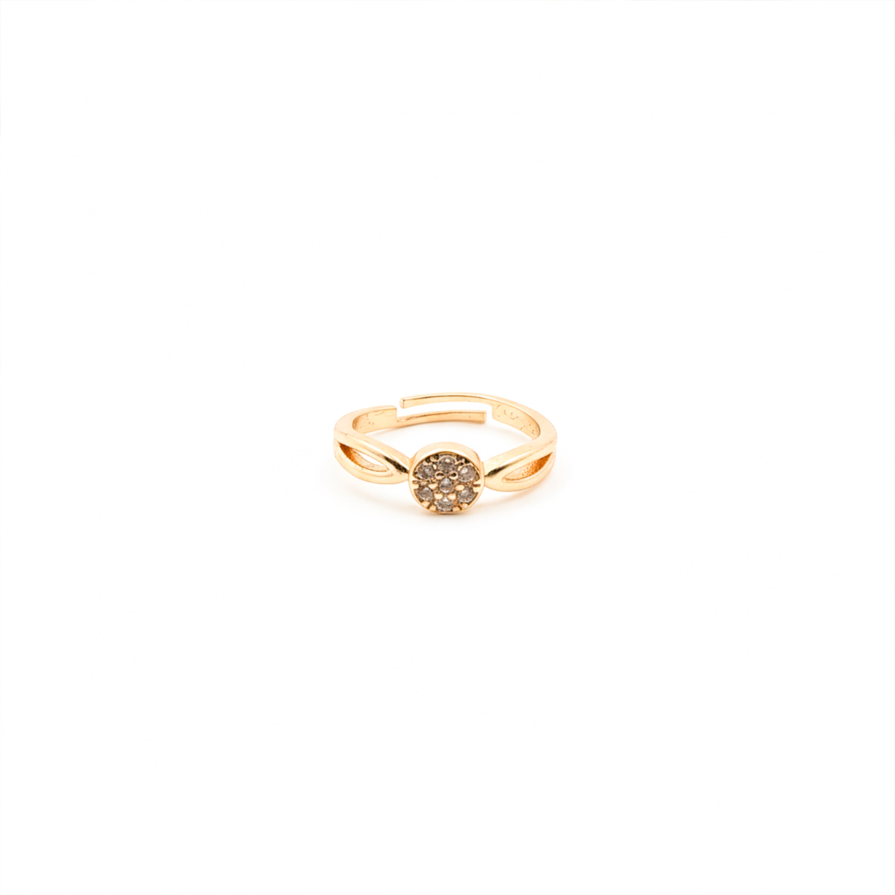 Aurora Floral Diamond Gold Ring GWR -13