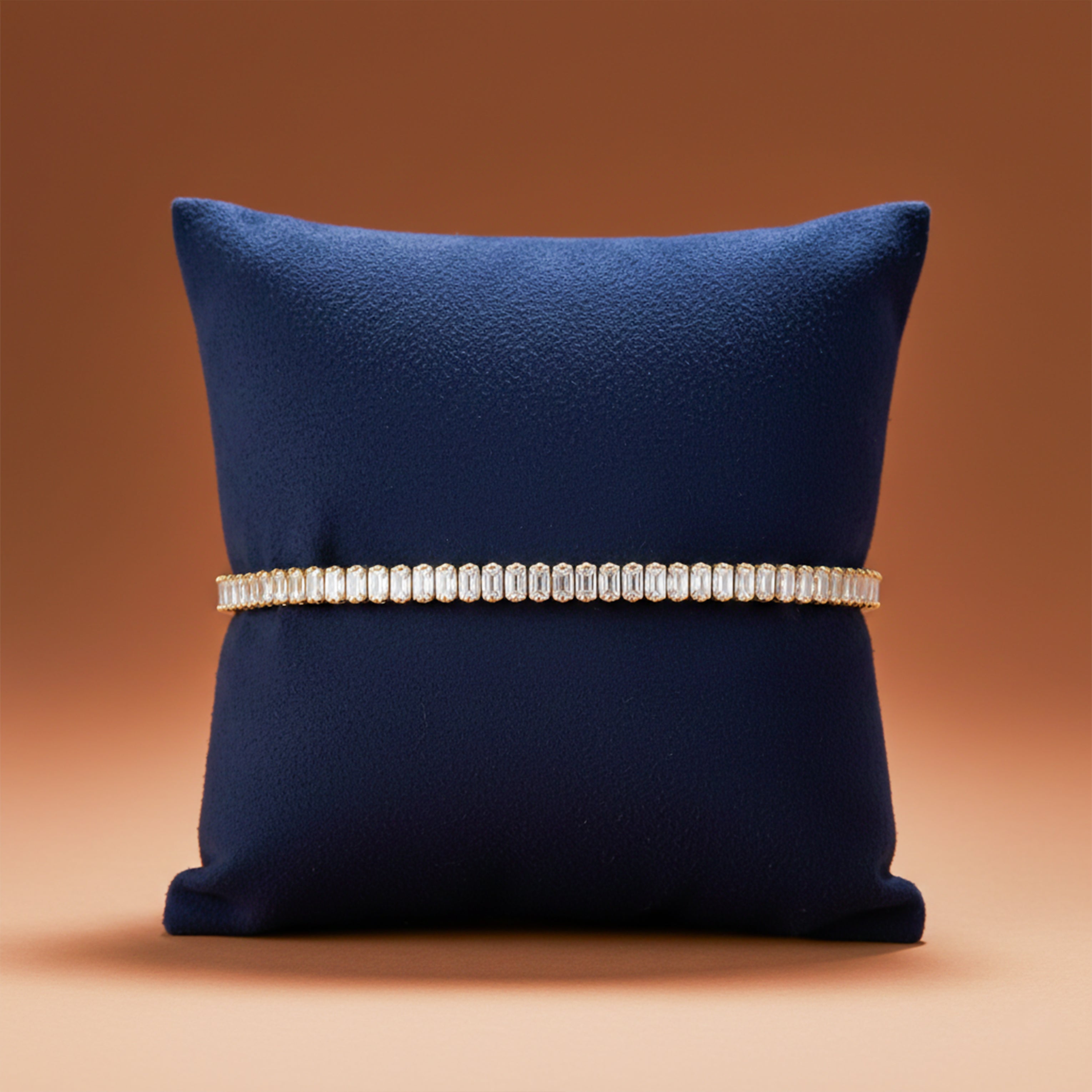 Royal Radiance Baguette Tennis Bracelet GWB -112