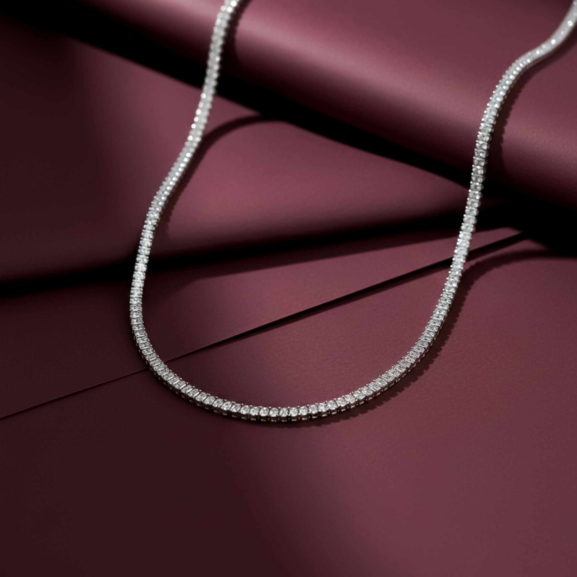 Silver Daimond Womens Neckless GWN -67