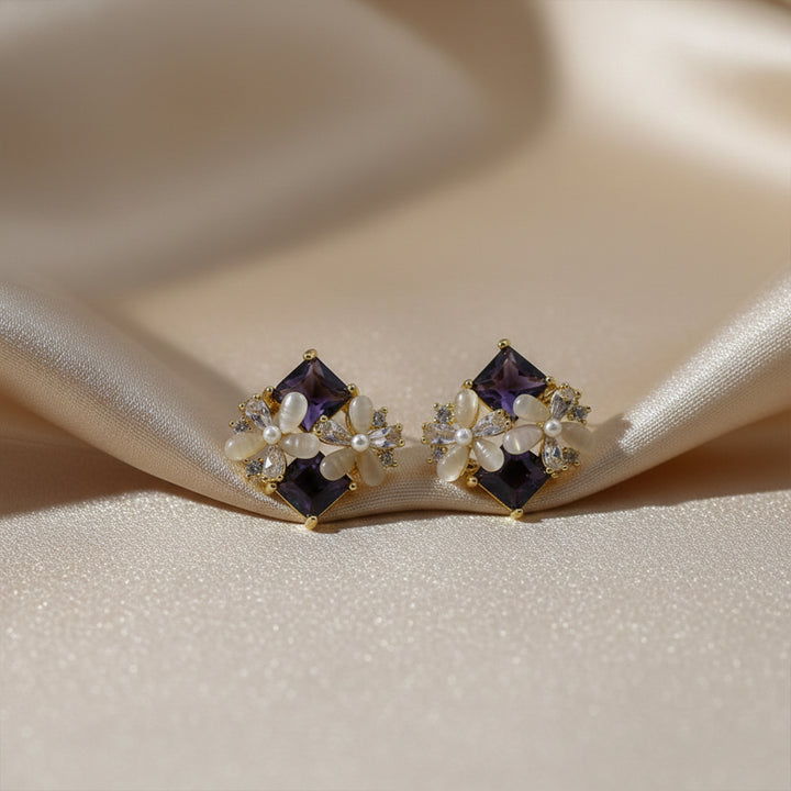 Pearl Bloom Studs earring GWE -126