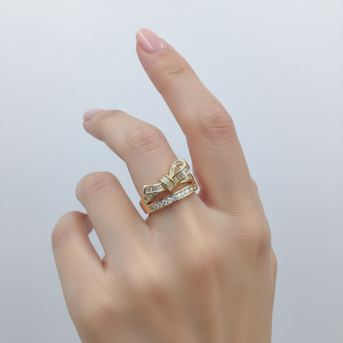 Infinity Luxe Baguette Ring GWR -50