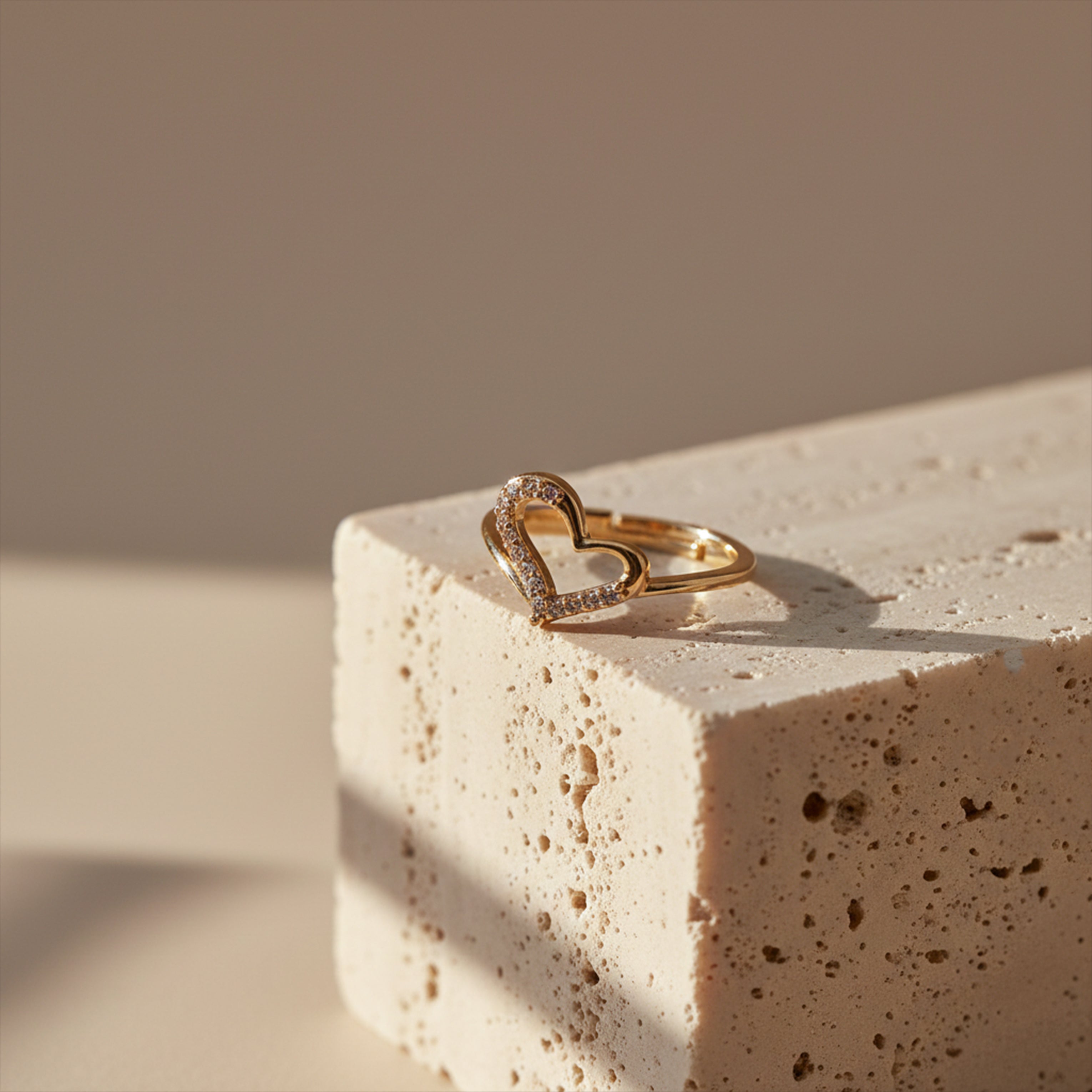 Eternal Heart Diamond Gold Ring GWR -15