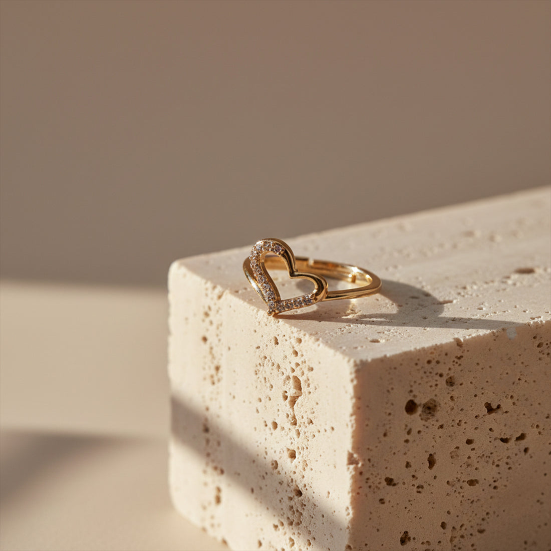 Eternal Heart Diamond Gold Ring GWR -15