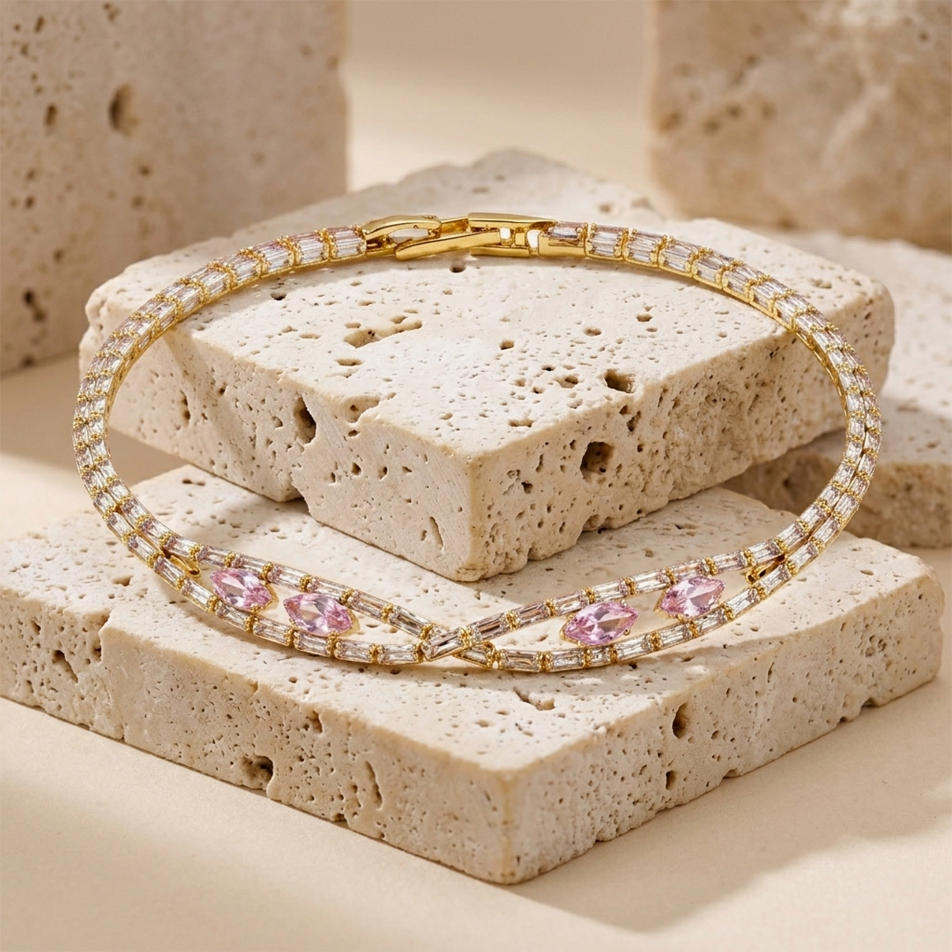 Blush Royale Crystal Bracelet GWB -125