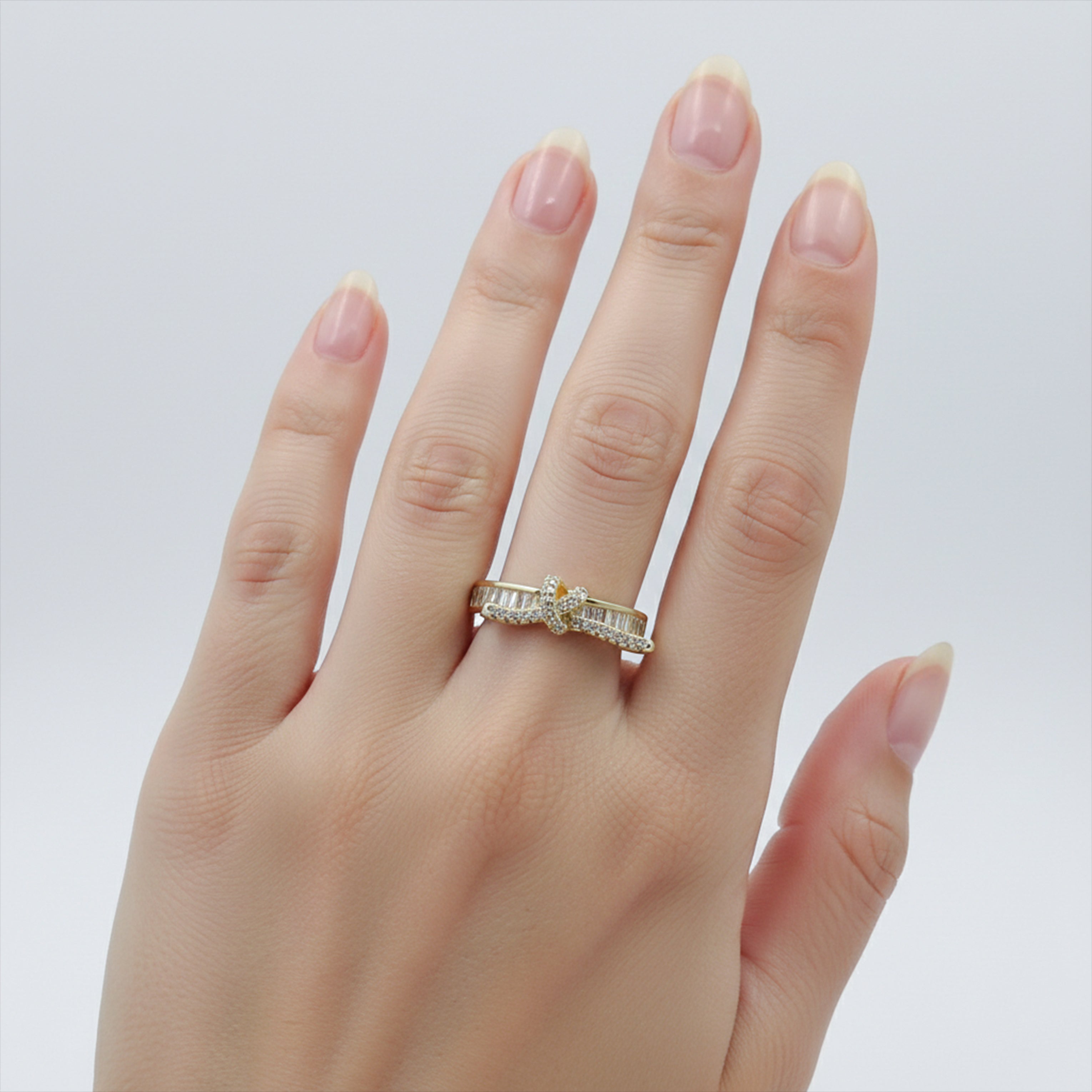 Aurora Knot Crystal Ring GWR -49