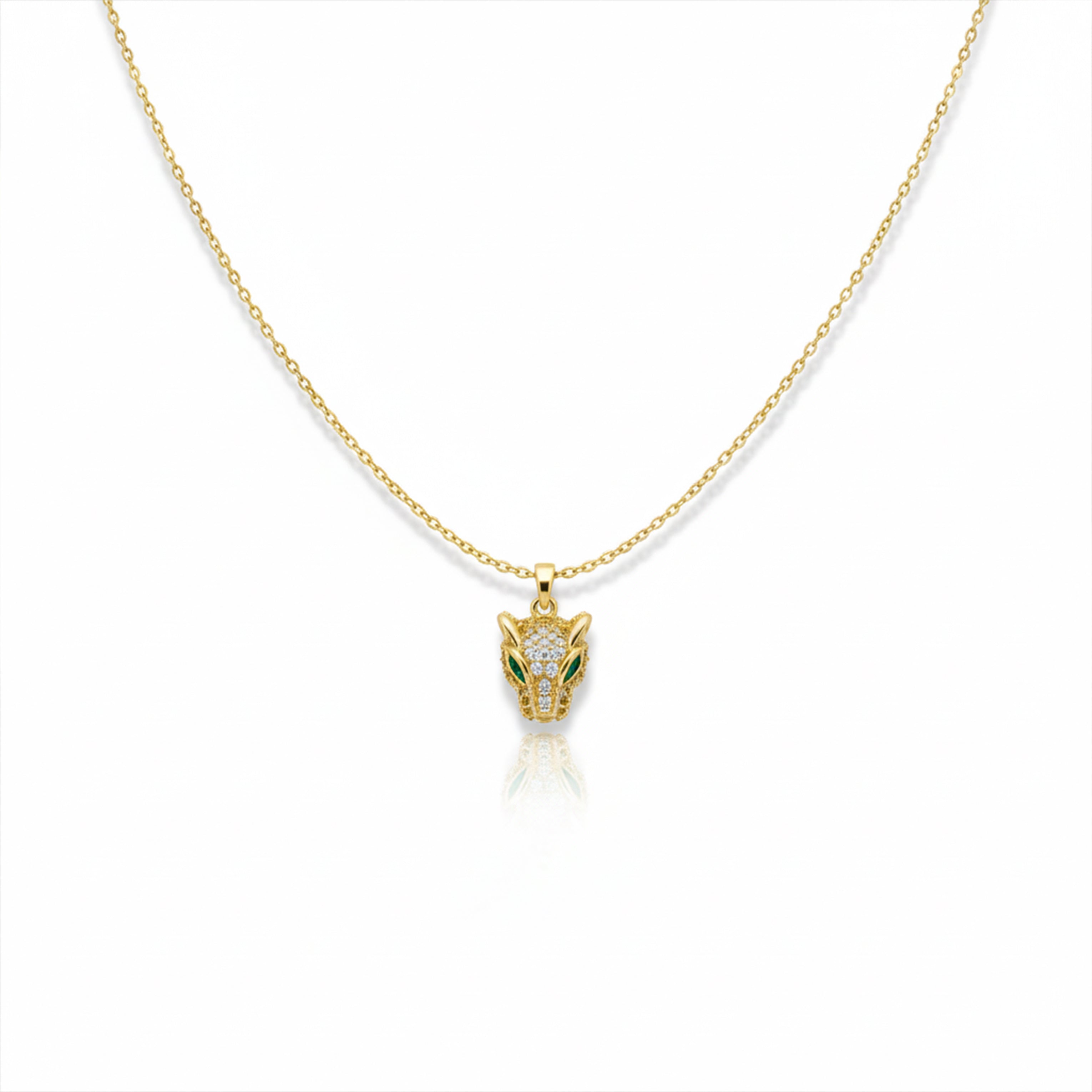 Panther Head Pendant Necklace GWN -96