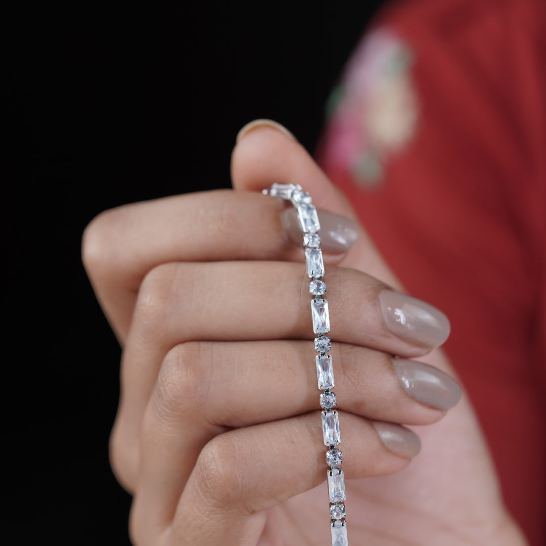 Interplay Tennis Bracelet