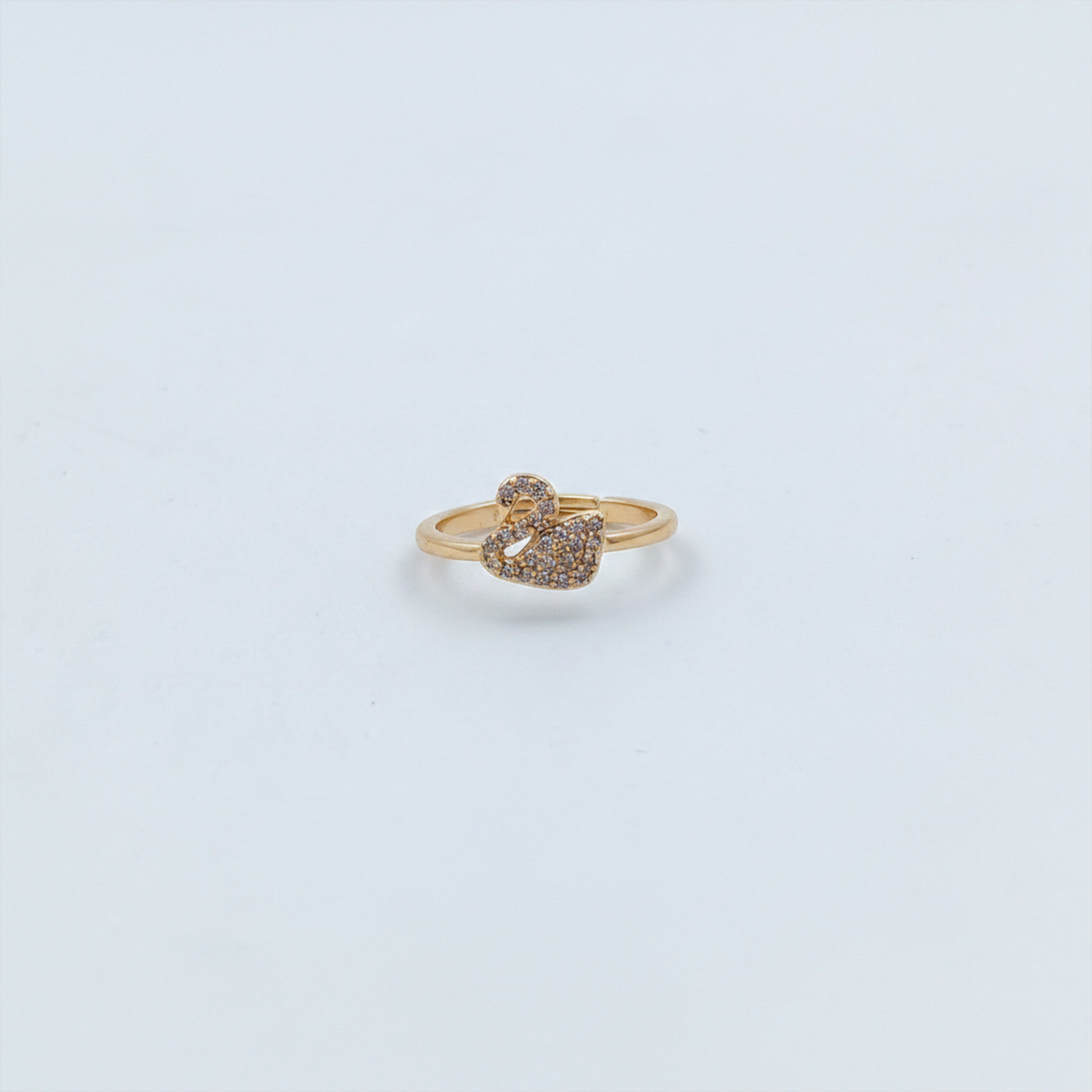 Swan Grace Diamond Gold Ring GWR -12