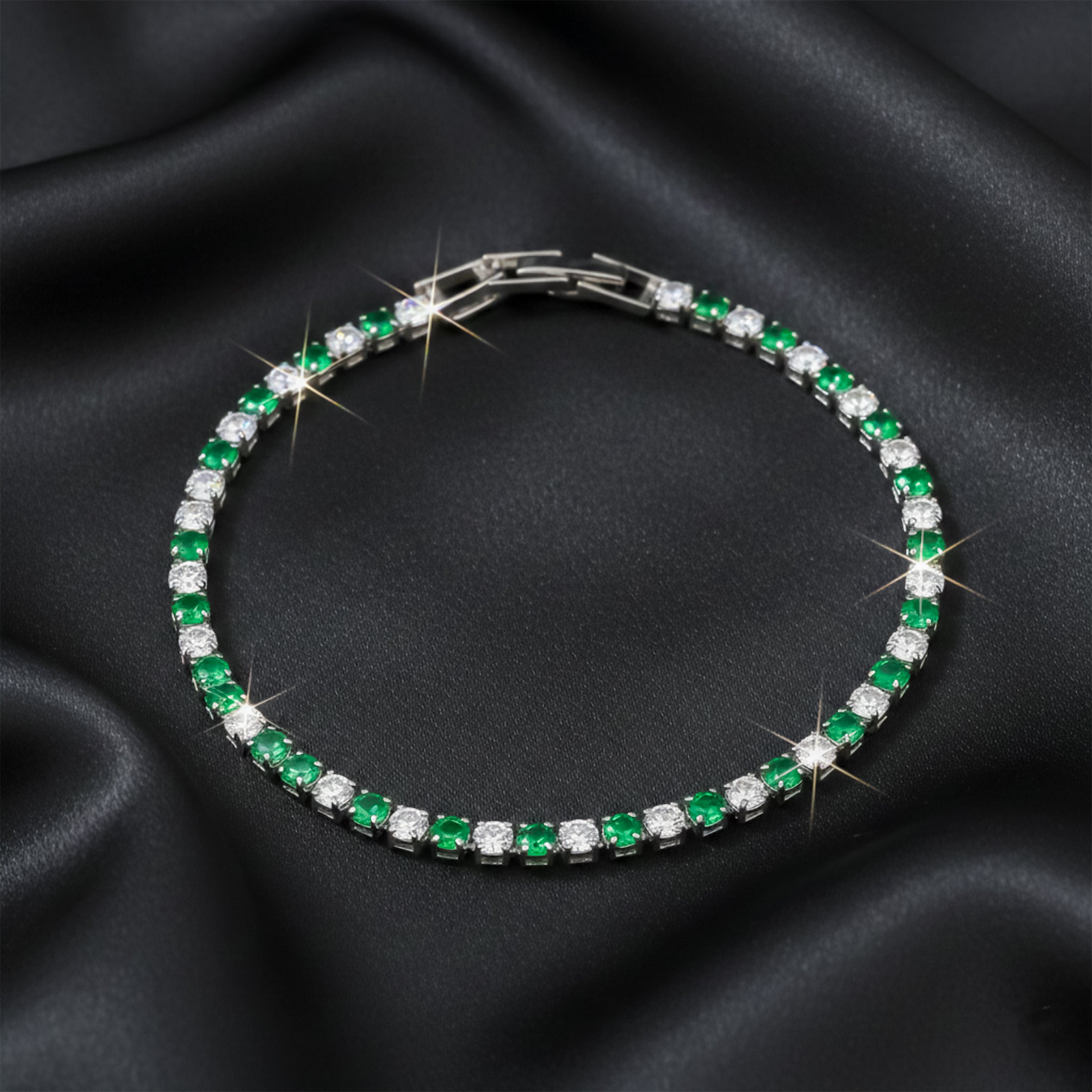 Spark Crystal Tennis Bracelet GWB -61