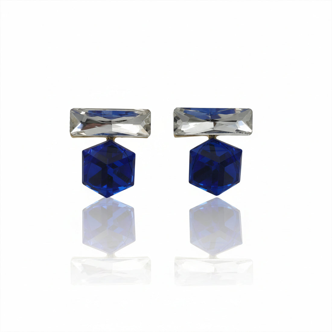 Blue Crystal Earrings GWE -156