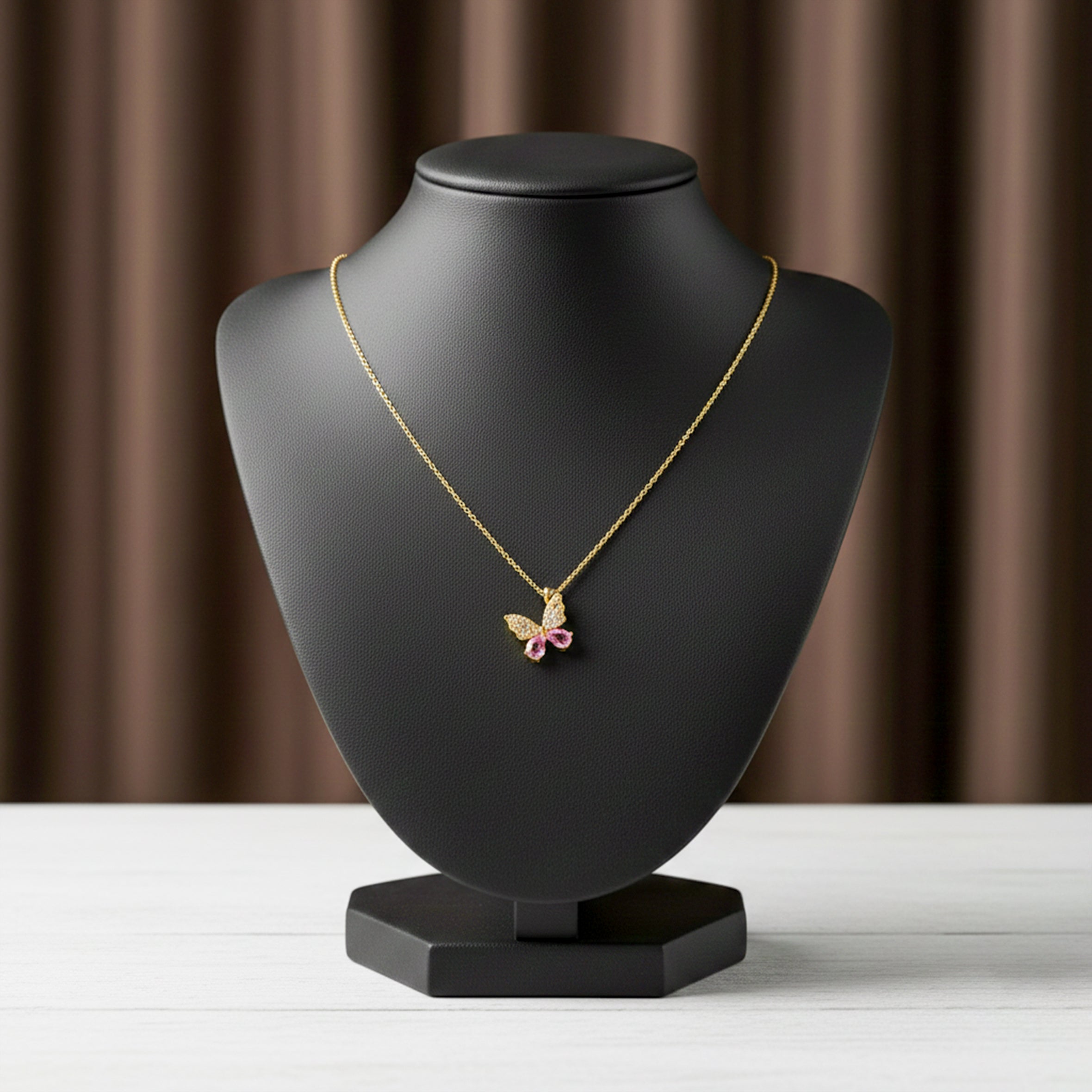 Butterfly Pendant Necklace GWN -120