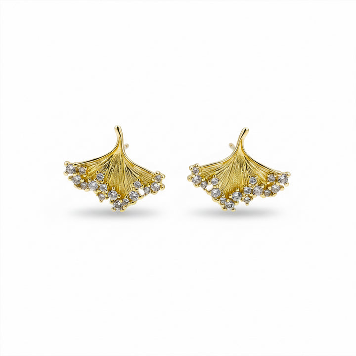 Golden Leaf Earrings GWE -148