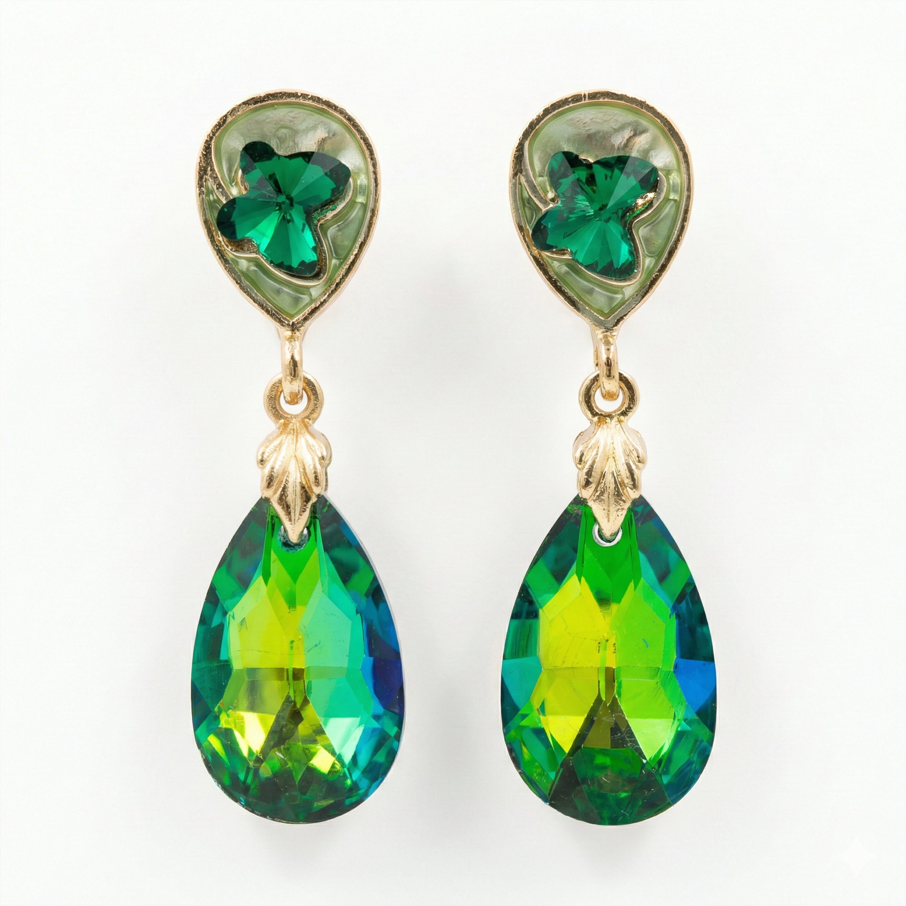 Emerald Green Earrings GWE -193