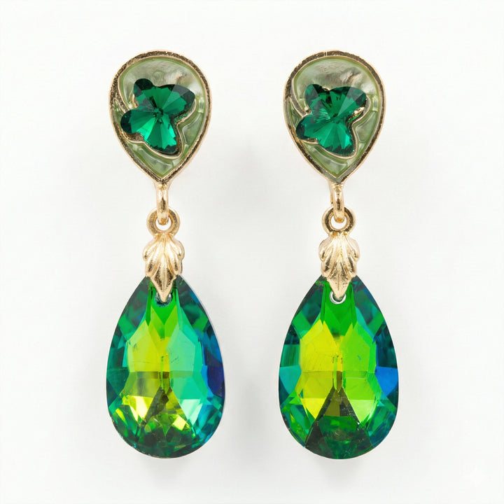 Emerald Green Earrings GWE -193