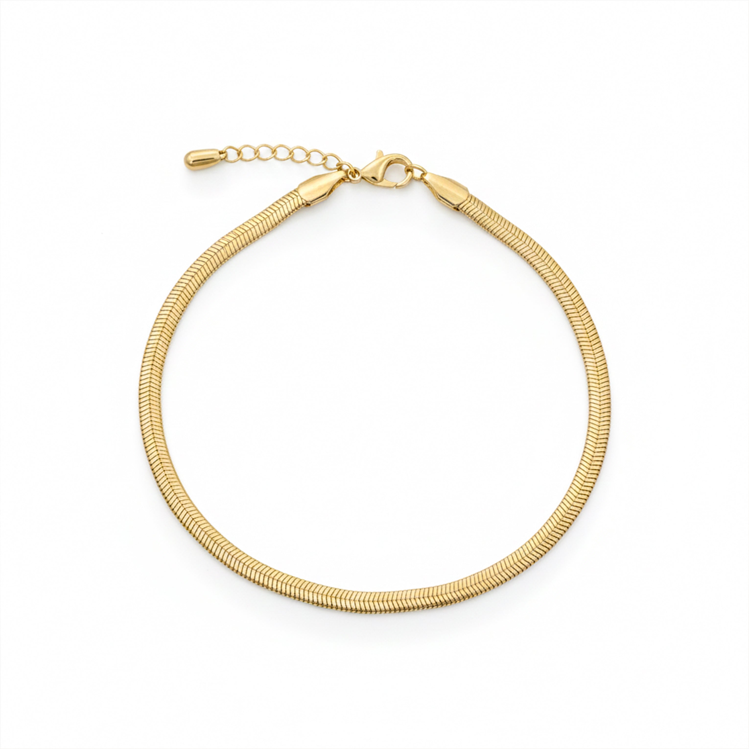 Golden Luxe Snake Chain Anklet GWA -32