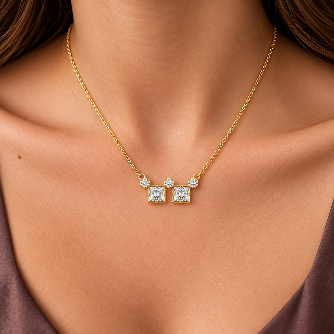 Jodi Crystal Necklace GWN -237
