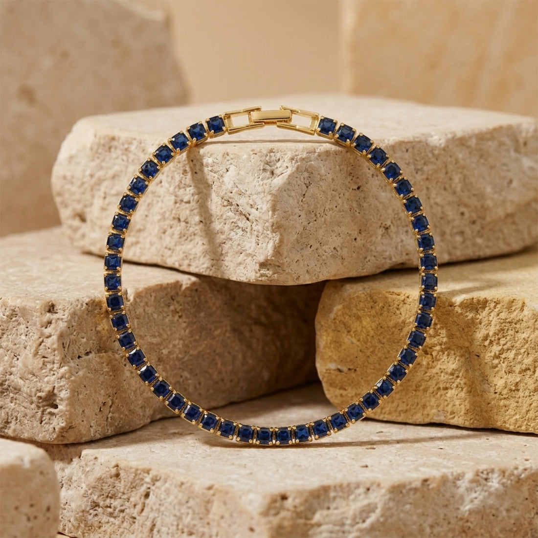 Royal Blue Luxe Tennis Bracelet GWB -75