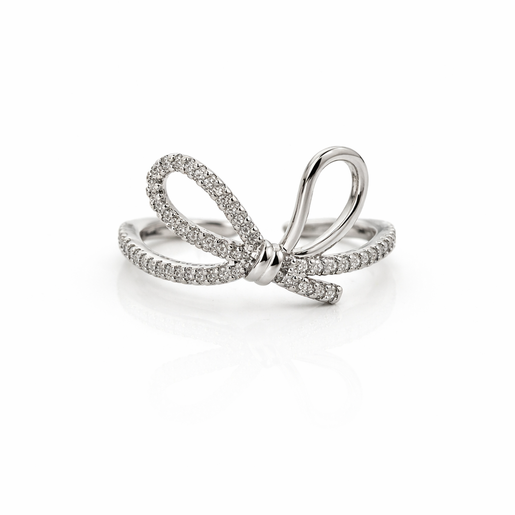 Crystal Bow Elegance Ring GWR -57