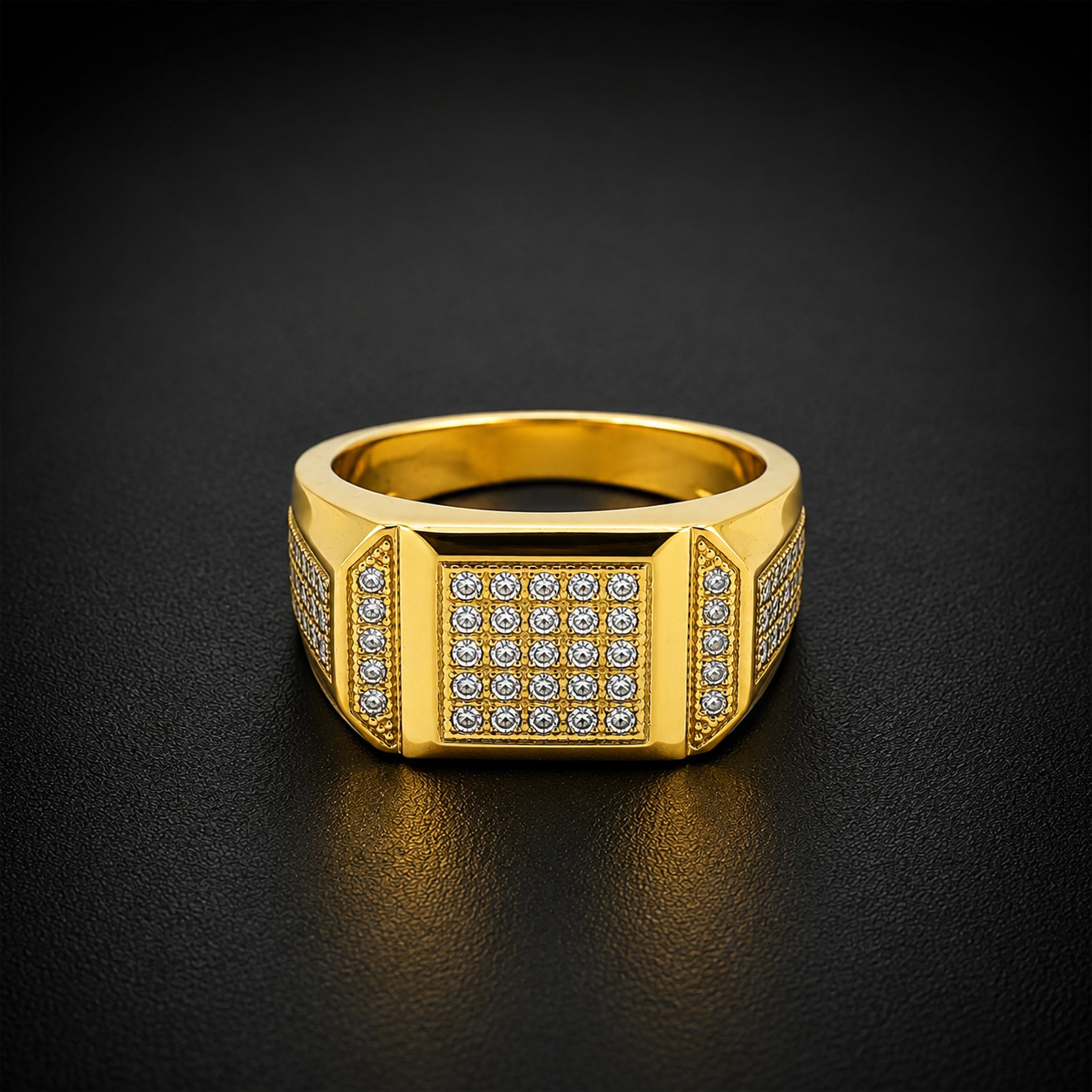 Crystal Grid Geometric Ring GMR -44