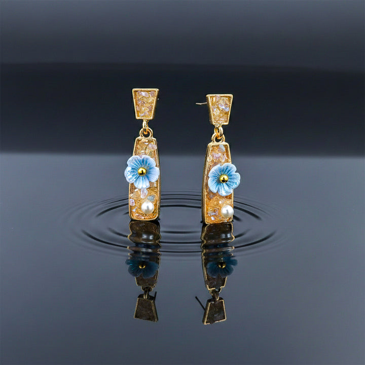 Golden Bloom Earrings GWE -241