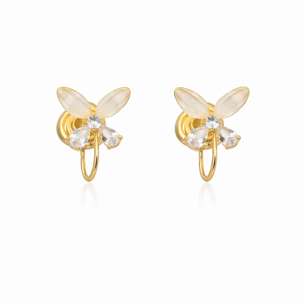 Bloom Hoop Stud Earrings GWE -101