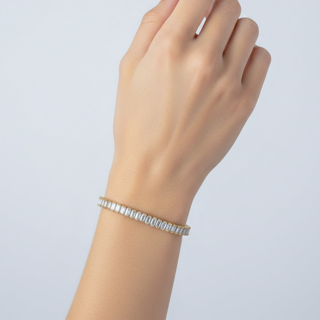 Royal Radiance Baguette Tennis Bracelet GWB -112