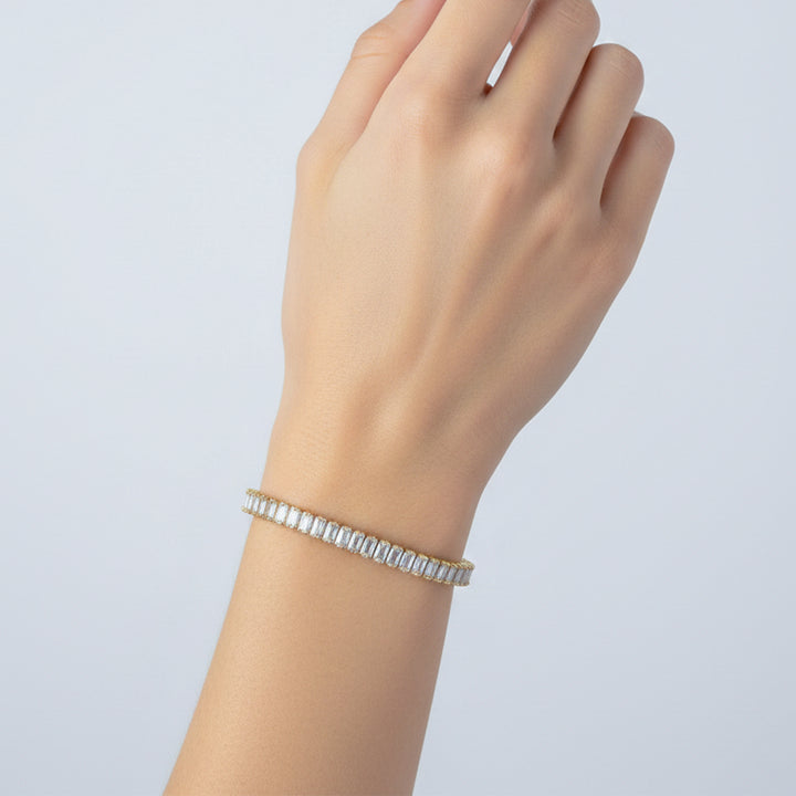 Royal Radiance Baguette Tennis Bracelet GWB -112